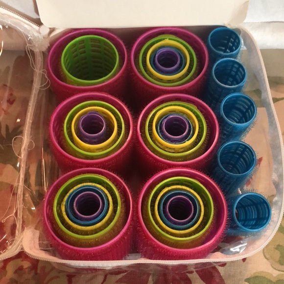 Vintage CONAIR Voluminous Curls Soft Round Rollers Velcro-Like Wrap Old-School - Picture 3 of 10